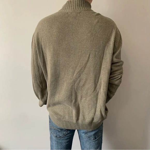 🌟HOST PICK🌟 Eddie Bauer Mens Quarter-Zip Knit Sweater  Size TXL - Picture 3 of 9